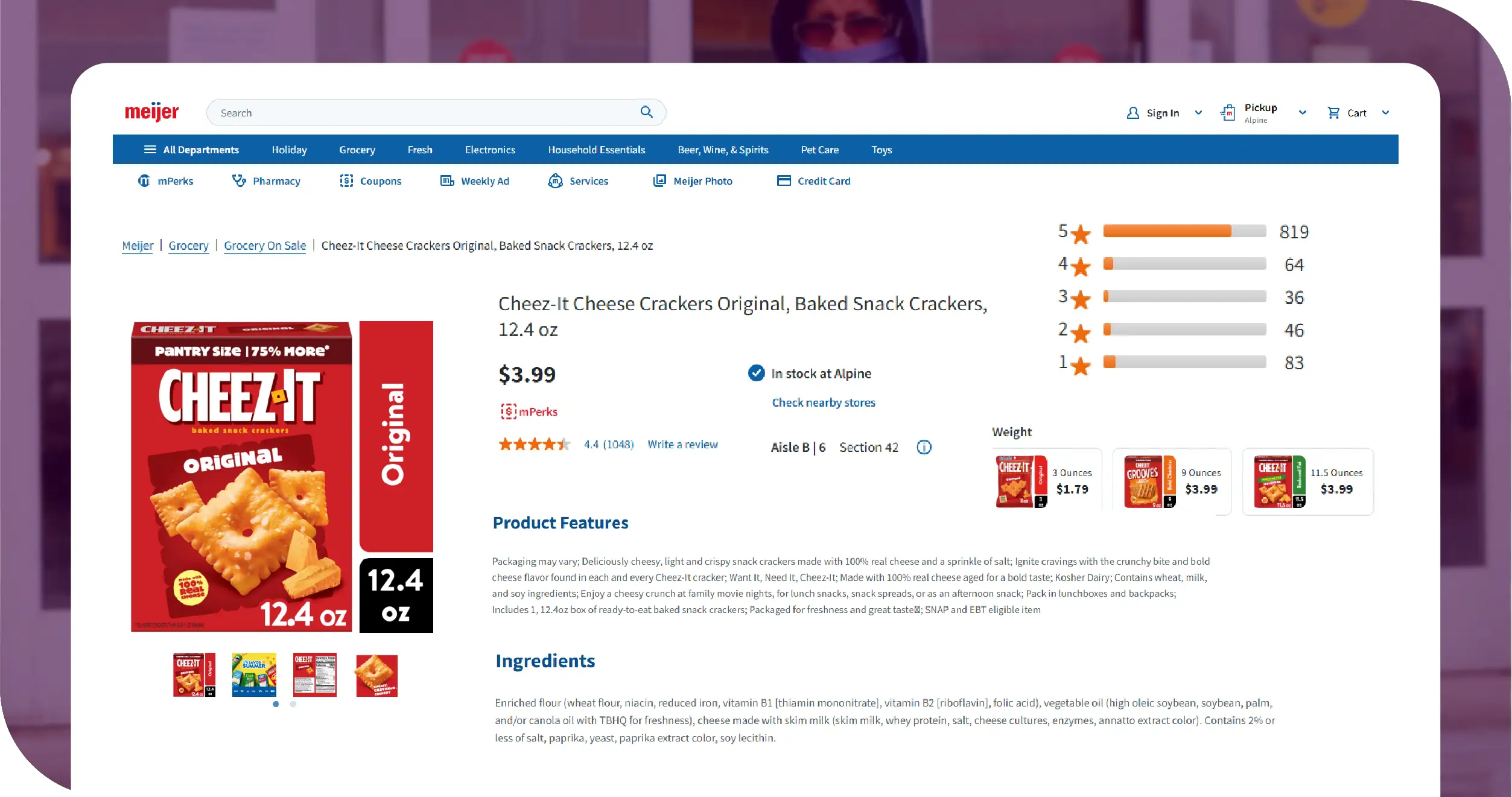 Meijer Grocery USA Key Solutions